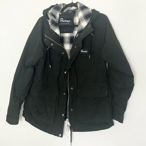 Penfield Icons Kasson Mountain Teflon Parka Black Large‎